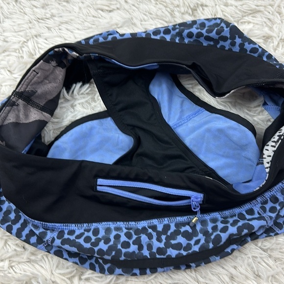 Lululemon Run: Speed Short *4-way Stretch Ace Spot Lullaby Black / Black - Picture 5 of 5